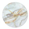 1 stks Nordic Marble Wall Clock Moderne Minimalistische Slaapkamer Kunst Klokken Persoonlijkheid Creatieve Woonkamer Mode Wall horloge 211110