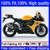 Инъекционные тела для Suzuki GSXR 600 750 CC GSXR600 K11 11 12 13 14 15 16 17 170 желтый 23NO.55 GSXR-600 GSXR750 600CC 750CC 2011 2012 2013 2014 2015 2011 2017 2017 OEM обтекатель