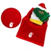 4 stks / partij Super Absorberende Kerstmis Katoen Kids Handdoek Zachte WiPing Rags Badkamer Keuken Thee Bar Dish Handdoeken Thuis Tafel Hand Schoonmakende Doek Lint Gratis Xmas Gift HY0171