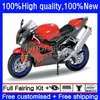 Кузов для Aprilia RV60 RSV 1000 R 1000R RSV1000R Mille 03-06 Body 9no.102 RSV1000RR 2003 2004 2005 2006 глянцевый красный новый RSV1000 RSV-1000 R RR 03 04 05 06 Cate Action Kit