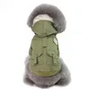 لينة الكلب الدافئة الملابس الشتاء الملابس للكلاب معطف رشاقته الحيوانات الأليفة يوركشاير الطقس الروسي 35S الملابس
