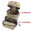 Outdoors Molle Butelka Wody Torba Tactical Gear Army Wspinaczka Camping Turystyka Ryby Polowanie Plecak Akcesoria Waist Czajnik Etui Y0803