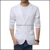 Mens Suits & Blazers Clothing Apparel Blazer Spring And Summer Casual Pure White Small Suit Thin Breathable Sunscreen Jacket Fashion Trend D