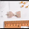 Barrettes Jewelrywoman Pearls Clips Fashion Girl Barrette Söta brudstift Kvinnor glänsande Boho Hair Jewelry Party Gift PS1762 Drop Delivery 20