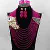 conjunto de jóias rosa africano