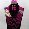 fuchsia roze ketting