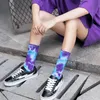 Calzini da uomo Tie Dye Fashion Business Cotton Street Skateboard Coppia Harajuku Trend Fai un regalo agli uomini