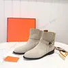 2021 Neo-Stiefeletten für Damen, Luxus-Designer, Heritage Wedding-Kalbslederschuhe mit palladiumbeschichteter Schnalle, flache Sneakers 34 bis 42