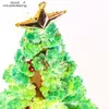 3 st 14cm Magic Christmas Tree Decorations Wholesale Diy Xmas Gift Toy Home Festival Party Decor Props Mini Tree