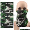 Designer Maski Housee Organization Home GardencoMuflage Style Bandanna Nakrycia głowy Wrap Cool Neck Gaiters Yoga Magic Fishing Sun Collars M