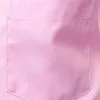 Camicie eleganti da uomo rosa a maniche lunghe in fibra di bambù abbottonate da uomo casual slim fit non stirate facili da pulire senza rughe maschio 210809