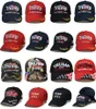 2024 U.s Trump Caps eleitorais presidenciais Trump chapéu boné de beisebol ajustável Rebound Rebound Cotton Sports Cap HH21-805