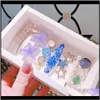 7 Stück Set Perle Kristall Clips für Frauen Pins Barrettes Mädchen geometrische Waterdrop Hairgrip Großhandel Cutme Ubogg
