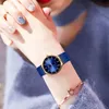 Polshorloges lige vrouwen horloges top slank waterdicht horloge vrouwen roestvrijstalen casual mode klok gewaad femme dames