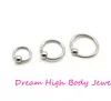 BCR Gold Blue Rainbow Bal Sluiting Captive Lip Neus Oor Tragus Septum Ring 6mm 8mm 10mm 16G Rose Gold Body Sieraden