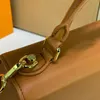 Women Shoulder Bags Fashion Handbags Purse High-Capacity Letter Lock Genuine Leather Plain Top Handle Hasp High Quality