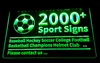 2000+ Soprt Signs Ljusskylt Baseball Hockey Fotboll Basketboll Hjälm CLub 3D LED Dropshipping Partihandel