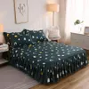 Romantic Bed Skirt High Quality Textile Bedding Bedspread Winter Bed Sheet With Pillowcase Pink Panda Lovers Non-slip Hot F0380 210420