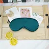 Geïmiteerde zijde slaap oog masker draagbare reizen eyepatch dutje ogen patch rust blinddoek cover slaapmaskers nacht eyeshade