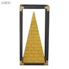 Modern Simple Pyramid Resin Creative Home Living Room Wine Cabinet Porch Decoration 210414