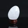 Jade Egg Drabed Natural Clear Quartz Yoni ägg för kvinnor Övning Pelvic Muscle Seighting Body Massage
