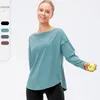 Damenbekleidung, Oberteile, T-Shirts, T-Shirts, Damen, Yoga, Fitness, Training, Laufen, Tanzen, Training, Bluse, weich, atmungsaktiv, schnell trocknend, langärmelige Jogginghose für Mädchen