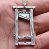 Personnalité Hommes Colliers Guillotines Vintage bijoux français Revolution Creepy Halloween Pendentif Collier Cadeaux Cadeaux