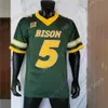 2021 Nuovo NCAA College NDSU North Dakota State Bison Jersey Trey Lance Maglie da calcio Dimensione S-3XL