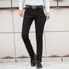 Lente zomer mannen katoen casual klassieke jurk broek zakelijke stretch rechte fit khaki formele broek mannelijke lange broek werk mannen