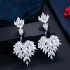 Earrings Luxury Jewelry 925 Sterling Silver Marquise Cut White Topaz Emerald Gemstones Party Women Wedding Drop Earring For Lover Gift G230602