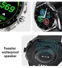 2021 Mężczyźni Smart Watch Monitor ategetowe IP68 SWORM SWORM Luksusowa odpowiedź Bluetooth Can Can Smartwatch dla Android iOS Mężczyźni Najlepsza jakość