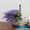 Flores decorativas grinaldas 4 forquilha emulação Ramalhete romântico de arranjos de flores de lavanda, home estrada chumbo casa festa de cristo preço de fábrica decoração