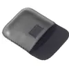 Saklama Torbaları Moda Siyah Renk Kulaklık Kulaklık USB Kablosu Deri Kılıfı Taşıma Çanta Çanta Konteyner