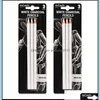 Businet de bureau industriel 6pcs Supplies Art White Highlight Brush Sketch Crayons de charbon de bois Set Tool pour ￩cole