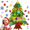 Kids DIY Felt Christmas Tree Merry Christmas Decorations For Home Christmas Ornaments Noel Navidad Xmas Gifts Dropshipping Y1104