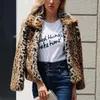 leopard print faux fur