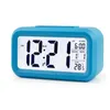 Horloge de table Capteur intelligent Veilleuse Réveil numérique avec thermomètre de température Bureau silencieux Chevet Réveil Snooze LLF12691