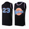 23 Michael NCAA 2021 Movie Space Jam Tune Squad Basketball Jersey Blue 1/3 Tweety 10 Lola ! Taz 7 R.RUNNER Lebron 6 James 1 Bugs White