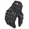 guantes de motocicleta blanca