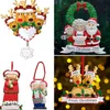 Resin Personalized Deer Family of 2 3 4 5 6 7 And 8 Christmas Tree Ornament 2021 Cute Santa Deers Winter Gift Year Durable Familys Xmas Decorations Set Free DHL HH21-612