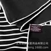 新しいスタイルハンドカールシルクスカーフ女性90センチツイルスクエア幾何学的ストライプ印刷Shawl Turban Handkerchief