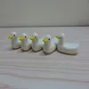 Mini Lovely Duckling Chopstick Holder Set Support Gaffel Kaffe Spoon Creative Dinnerware Duck Stand Kithchen Tools