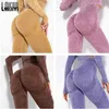 LAISIYI Leggings Women Gym Seamless Pants Sports Stretchy High Waist Athletic Exercise Fitness Activewear Leggins 211204