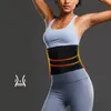 Women's Shapers Solid Color Women Waist Cinchers Sweaty Slimming Belt Sauna Effect Corset Plus Size Female Body Belly Stomach Shapewear