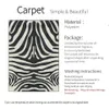 Modern Luxury Zebra Pattern Carpet Living Room Kitchen Runner Floor Mat Animal Printed Bedroom Area Rug Nordic Style Bedside 210626