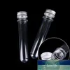 High Quality 40ml Plastic Tube With Aluminum Cap Empty Clear Pet Cosmetic Tube Portable Transparent Mask Bath Salt Test Bottle1