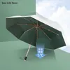 サンアンブレラビーチパラソルレイン女性女の子日本の防風傘デザイナーチタニウムシルバーギフトのアイデア