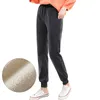 Women's Pants Women's & Capris 2022 Women Winter Lamb Fur Cashmere Slim Casual Warm Thick Lined Fleece Harem Autumn Trousers Sweatpants