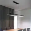 Pendelleuchten Schwarz/Weiß Moderne einfache LED-Leuchten für Esszimmer Bar Küche Ovale Form Lampe Beleuchtungskörper