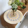 Mats & Pads Linen Braid Handmade Tassel Embroidery Cup Cushion Bohemia Style Non-slip Table Placemat Heat Insulation Coffee